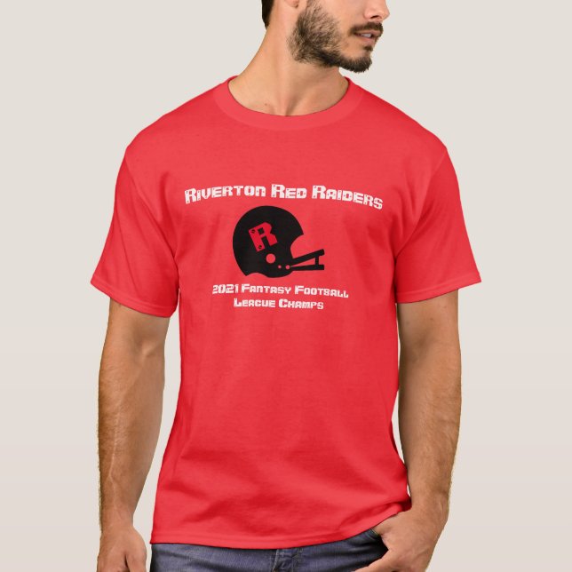 Customizable Fantasy Football Champs T-shirt (Front)