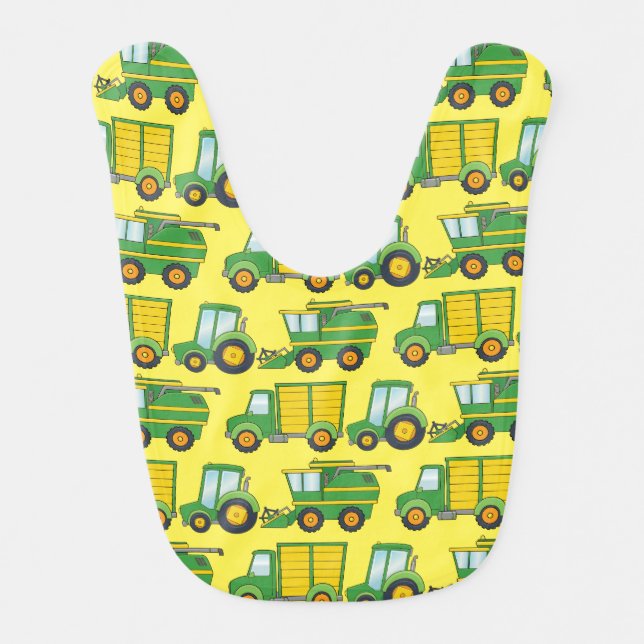 Customizable Farm Baby Bib (Front)