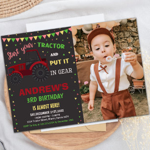 Customizable Farm Party Invitations for Kids