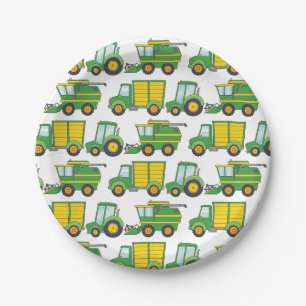 Customizable Farm-Themed Paper Plates