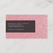 Customizable Fashion Consultant Business Cards (Back)