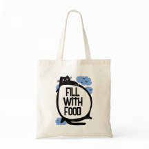 Customizable Fat Cat Tote Bag