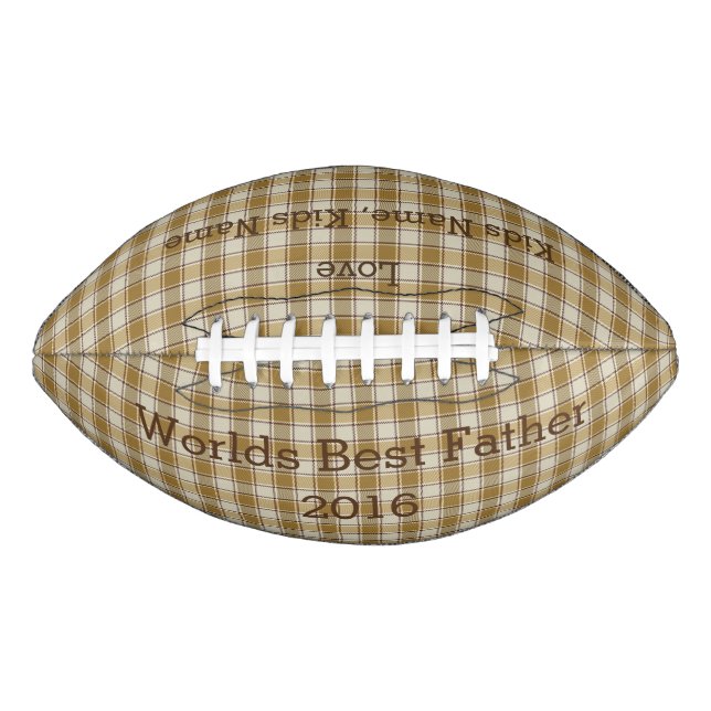 Customizable Father's Day Football Gift (Front)