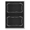 Customizable Faux Chalkboard Tented Place Cards