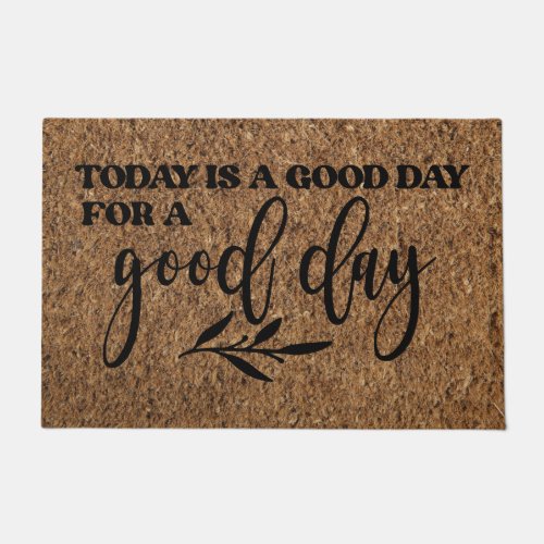 Customizable Faux Coir Positive Affirmation Doormat