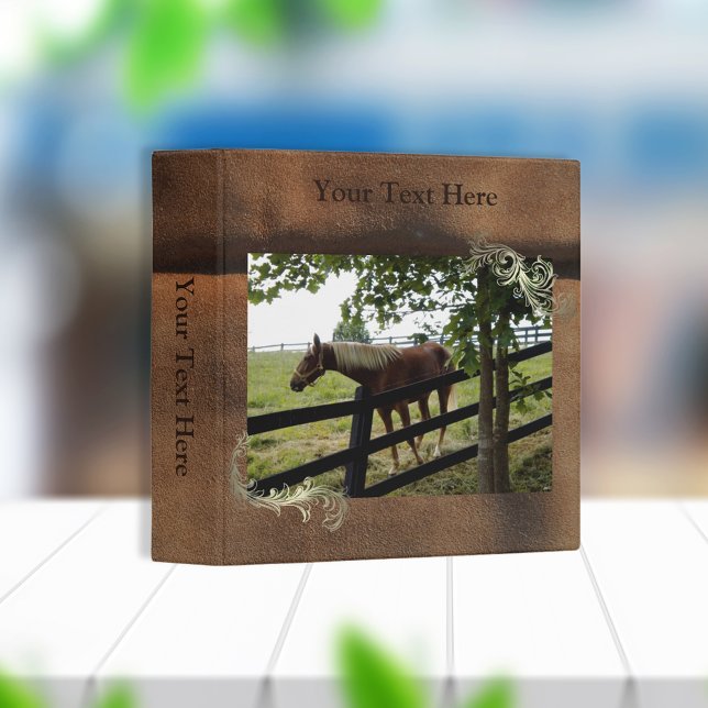 Customizable Faux Leather Photo Binder (Creator Uploaded)