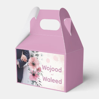 Customizable Favor Box | Editable Text Design