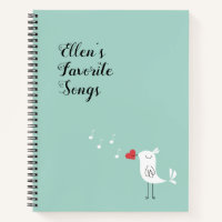 Customizable Favorite Songs Journal