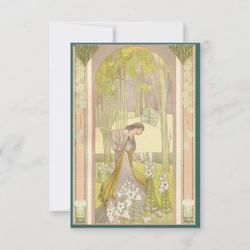 Customizable Feminine Art Deco Invitation