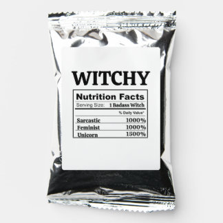 Customizable Feminist Witch Astrology Tarot Custom Coffee Drink Mix