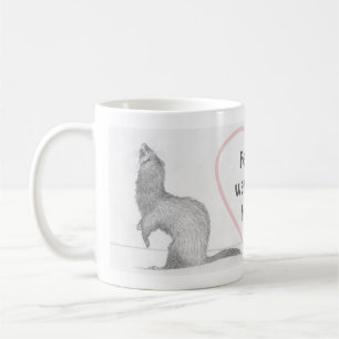 Customizable Ferret Mug - Dimitri - Warm the Heart