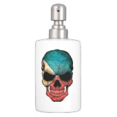 Customizable Filipino Flag Skull Bathroom Set (Front)