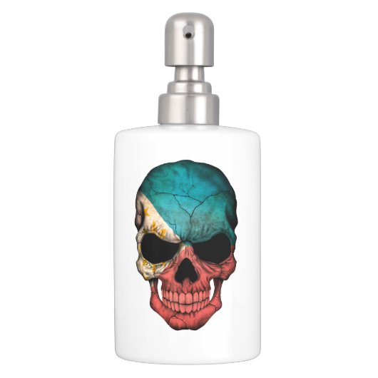Customizable Filipino Flag Skull Bathroom Set (Front)