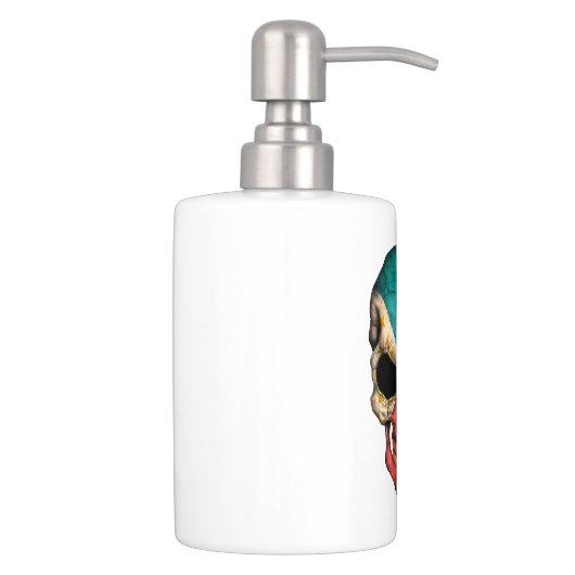 Customizable Filipino Flag Skull Bathroom Set (Right)