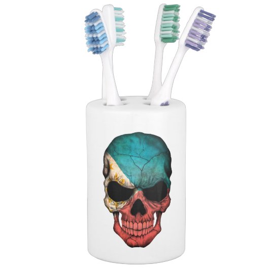 Customizable Filipino Flag Skull Bathroom Set (In Situ)