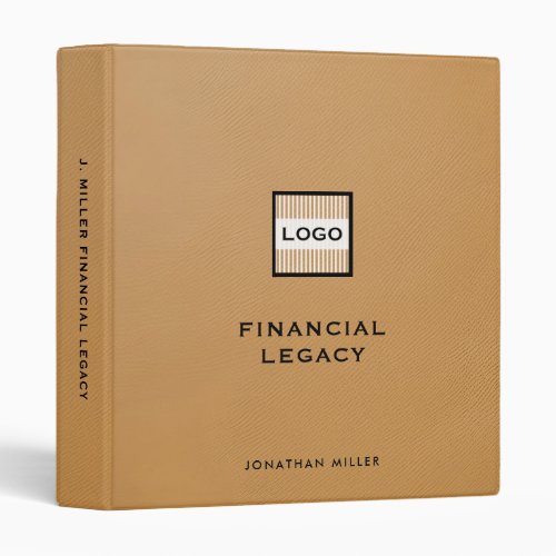 Customizable Financial Legacy Planning Binder Logo