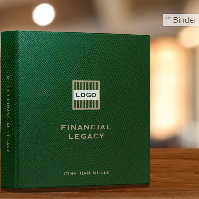 Customizable Financial Legacy Planning Binder Logo (Creator Uploaded)