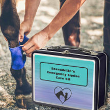 Customizable First Aid Equine Emergency Container