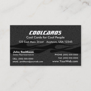 Customizable Flames Business Card
