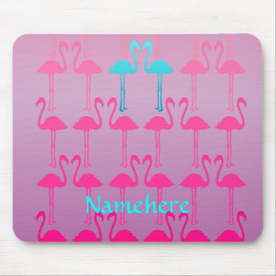 Customizable: Flamingo two Mouse Pad