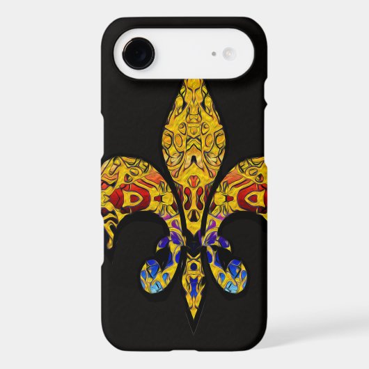 customizable Fleur-de-Lis Case-Mate iPhone Case (Back)