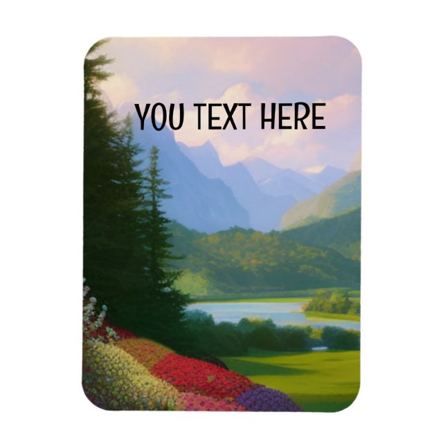 CUSTOMIZABLE Flexible Photo Magnet (Vertical)