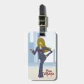 Marry Me Fly Free Pink And White Luggage Tag | Zazzle