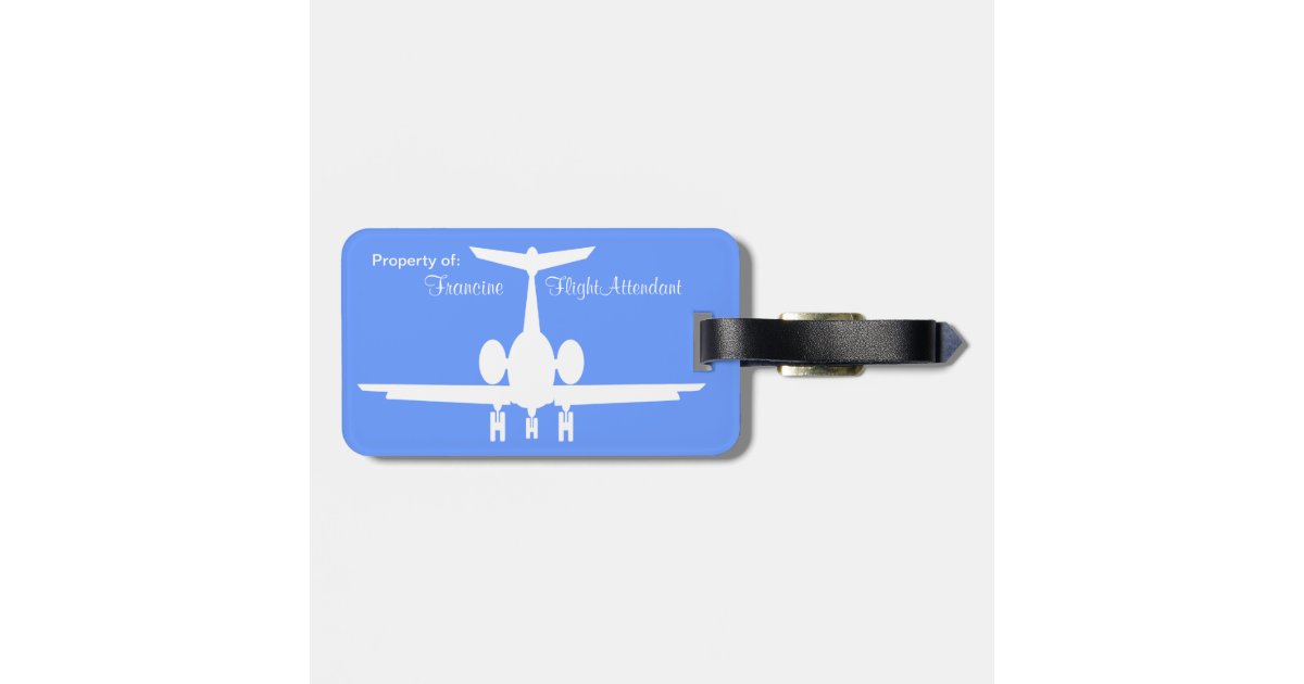 Customizable Flight Attendant Luggage Identity Tag | Zazzle