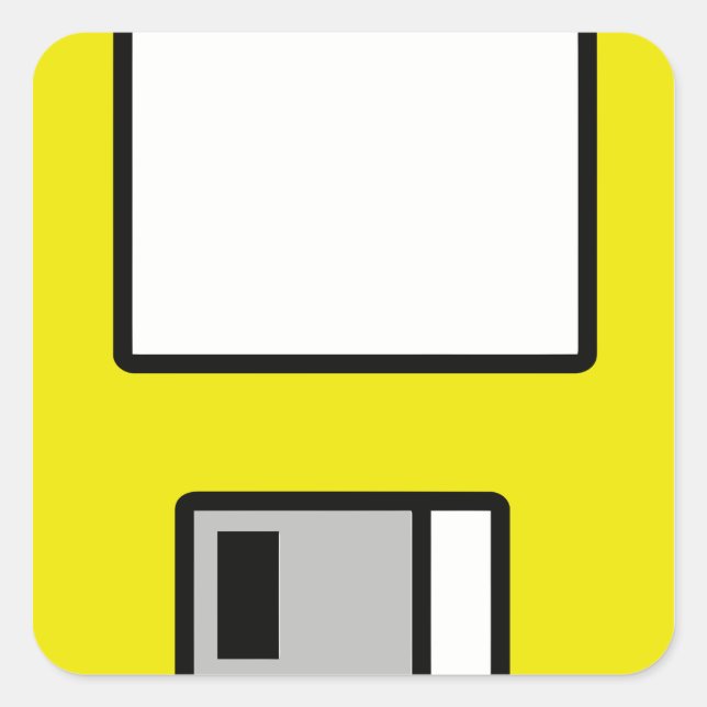 Customizable Floppy Disk Sticker (Front)