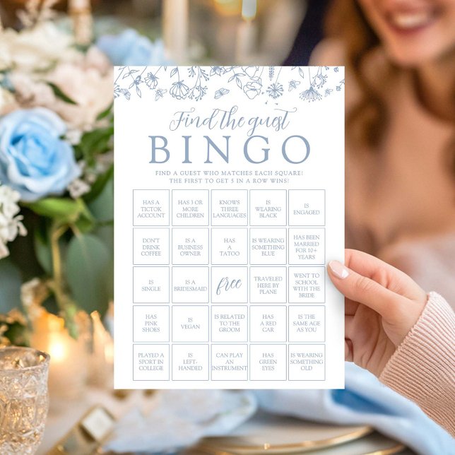 Customizable Floral Bingo Game Card (Creator Uploaded)