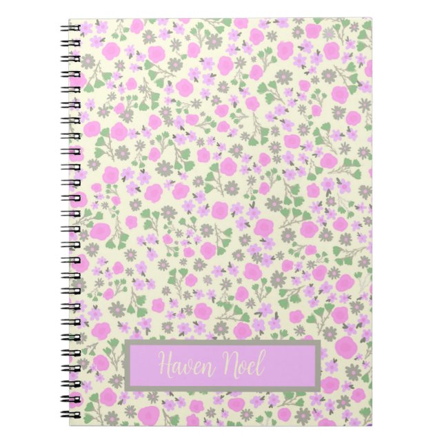 Customizable floral journal (Front)