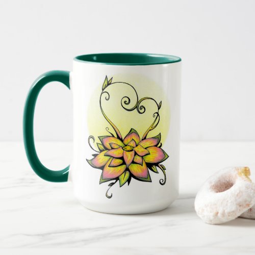 Customizable Floral Mothers Day with Kids Names Mug