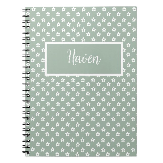 Customizable floral notebook (Front)