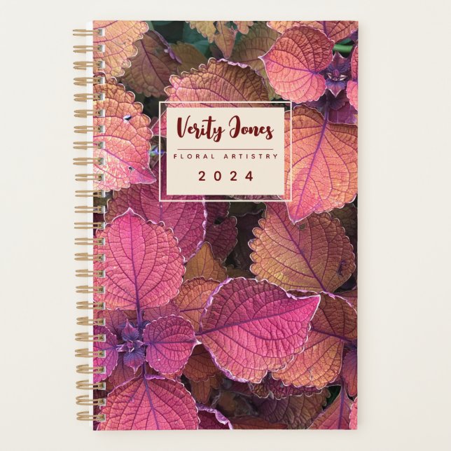 Customizable Floral Planner (Front)