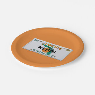 (Customizable) Florida License Plate
