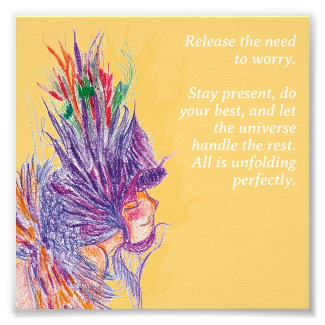 Customizable Flower Fairy Photo Enlargement Print (Front)