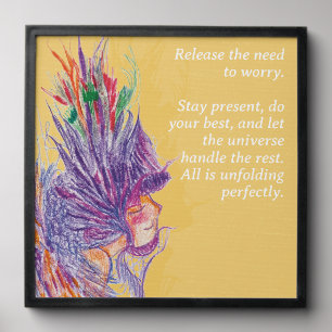 Customizable Flower Fairy Photo Tile