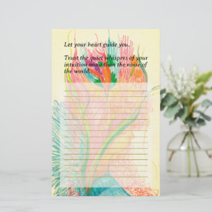 Customizable Flower Fairy Stationery
