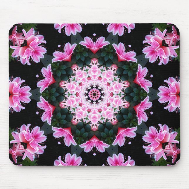 Customizable Flower Mandala Mousepad (Front)
