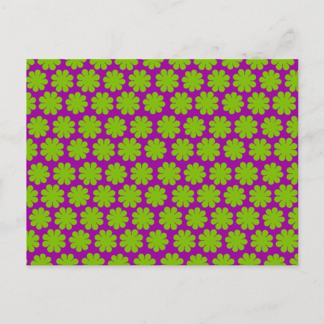 Customizable Flower Power Postcard (Front)