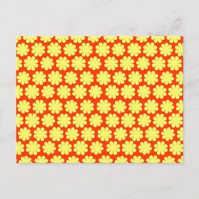 Customizable Flower Power Postcard (Front)