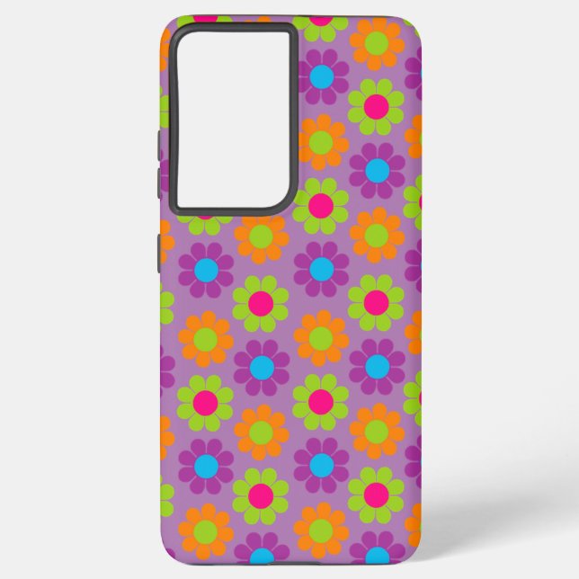 Customizable Flower Power Samsung Galaxy Case (Back)