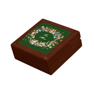 Customizable Flower Wreath Gift Box