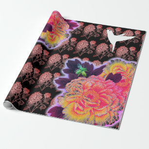 CUSTOMIZABLE FLOWERS & HUMMINGBIRD Wrapping Paper