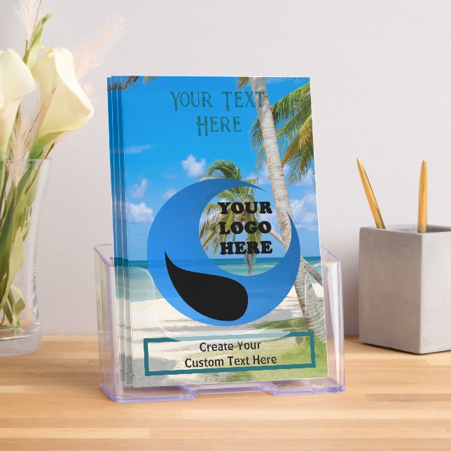 Customizable Folded  Leaflet Template Brochure (Insitu)