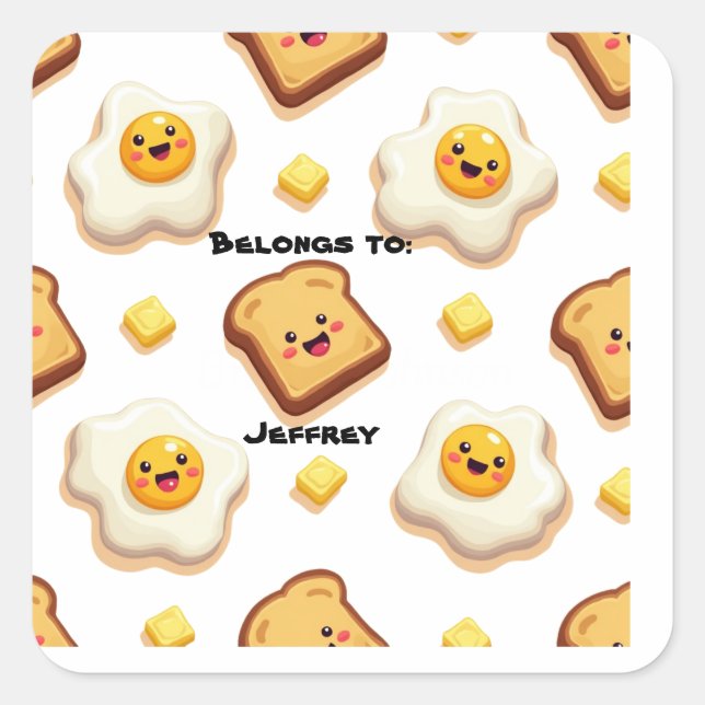Customizable Food Theme Belongs To Sticker Pack (Front)