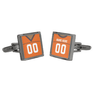 Customizable Football Jersey Cuff Links