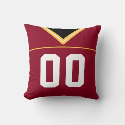 Customizable Football Jersey Pillow Cushion LAX
