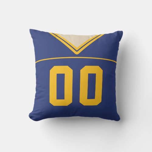 Customizable Football Jersey Pillow Cushion LAX