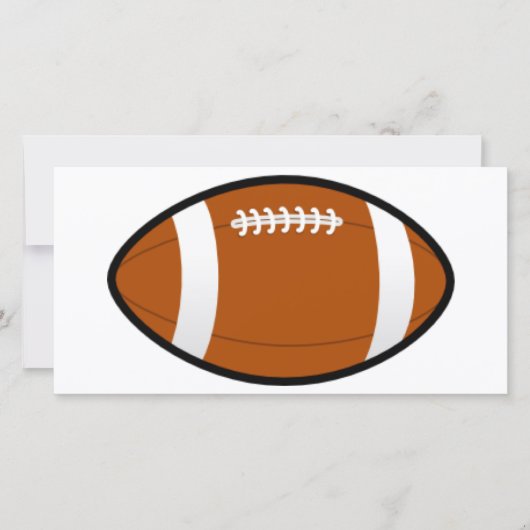 Customizable Football Photocards (Front)